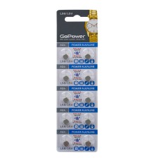Батарейка GoPower G4/LR626/LR66/377A/177 BL10 Alkaline 1.5V (10/100/1000/36000) блистер (10 шт.) Батарейка GoPower G4/LR626/LR66/377A/177 (00-00017860)