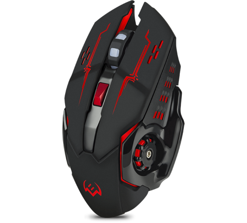 Игровая мышь SVEN RX-G930W (бесшумн. кл., 5+1кл. 800-2400 DPI, ST, подсв., игров. упак)