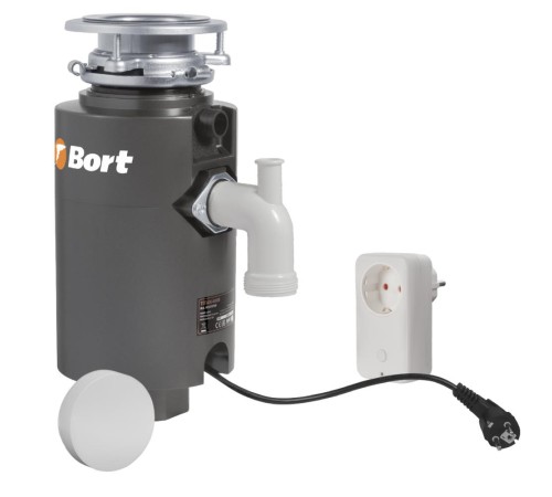 Bort Измельчитель пищевых отходов TITAN 4000 (Control) {Мощность л.с. 0,75 ; 560 Вт; 4,2 кг/мин; 3200 об/мин; 1400 мл; Металл ;набор аксессуаров 5 шт} [93410242]