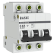 EKF mcb4729-3-63C Автоматический выключатель 3P 63А (C) 4,5кА ВА 47-29 EKF Basic