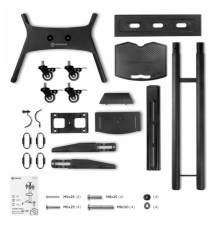 Мобильная стойка ONKRON на 1 ТВ ONKRON TS1551 (TS1551 BLACK)