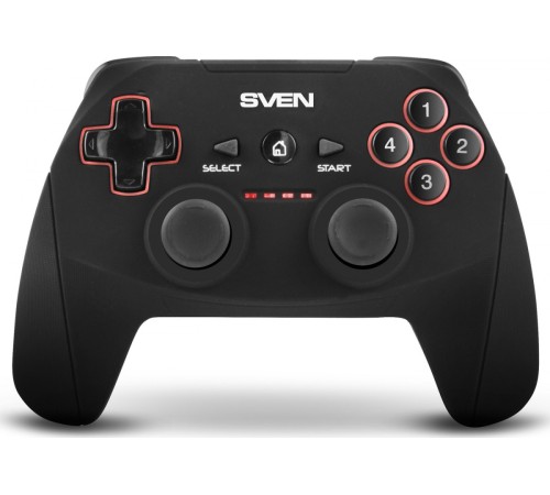 Беспроводной геймпад SVEN GC-2040 (11 кл. 2 мини-джойстика, D-pad, Soft Touch, PC/PS3/Xinput) Sven GC-2040 (SV-015985)