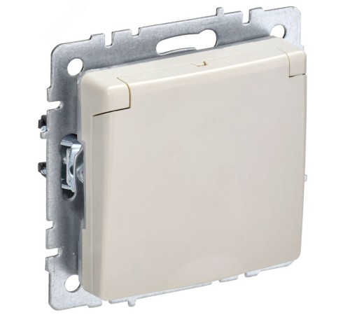 IEK BR-R16-16-44-K10 BRITE Роз. с з/к/ш с кр. 16А IP44 РСбш10-3-44-БрКр беж. IEK BR-R16-16-44-K10 BRITE Роз. с з/к/ш с кр. 16А IP44 РСбш10-3-44-БрКр беж.