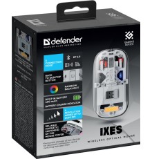 Мышка  WRL IXES MM-999 LED 2.4G+BT 2400DPI 52999 DEFENDER