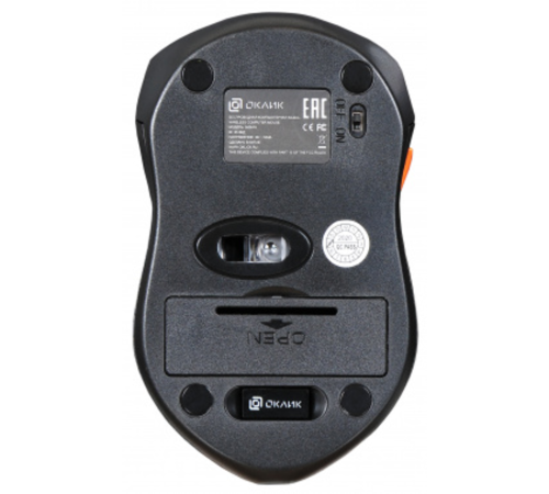 Oklick 585MW black optical (1600dpi) cordless USB (6but) [351687]