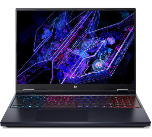 Ноутбук ACER Predator Helios Neo 16 PHN16-72-70EC черный 16"(2560x1600 (матовый) IPS)/Intel Core i7 14700HX(2.1Ghz)/16384Mb/1024PCISSDGb/noDVD/Ext:nVidia GeForce RTX4050(6144Mb)/Cam/BT/WiFi/65WHr/war 1y/2.4kg/NoOS Ноутбук ACER Predator Helios Neo 16 PHN16-72-70EC черный 16"(2560x1600 (матовый) IPS)/Intel Core i7 14700HX(2.1Ghz)/16384Mb/1024PCISSDGb/noDVD/Ext:nVidia GeForce RTX4050(6144Mb)/Cam/BT/WiFi/65WHr/war 1y/2.4kg/NoOS
