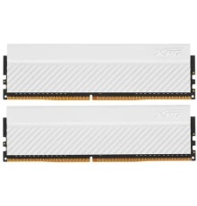 Модуль памяти ADATA XPG Gammix D45 Gaming DDR4 Общий объём памяти 32Гб Module capacity 16Гб Количество 2 3600 МГц Радиатор Множитель частоты шины 18 1.4 В белый AX4U360016G18I-DCWHD45