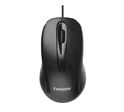 Exegate EX264099RUS Мышь Exegate SH-9026  <black, optical,  3btn/scroll, 1000dpi, USB>, Color box