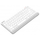 Клавиатура A4Tech Fstyler FBK11 белый/серый USB беспроводная BT/Radio slim