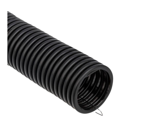 Rexant (28-0032-3) Труба гофрированная ПНД 32 с зондом 25м ЧЕРНАЯ REXANT Rexant (28-0032-3) Труба гофрированная ПНД 32 с зондом 25м ЧЕРНАЯ REXANT
