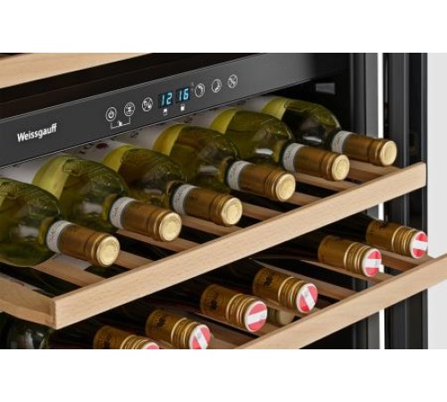 Винный шкаф встраиваемый WWC-46 DB DUALZONE WEISSGAUFF Винный шкаф встраиваемый WWC-46 DB DUALZONE WEISSGAUFF