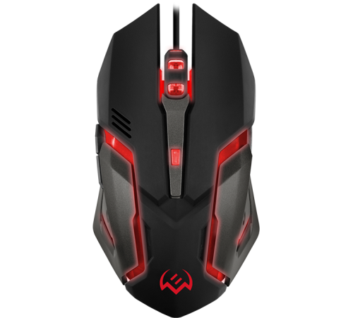 Игровая мышь SVEN RX-G740 USB (5+1кл. бесш. кл. 800-2400DPI, SoftTouch, подсветка) Sven RX-G740 (SV-018344)