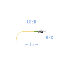 Пигтейл FC/APC SM (0.9) 1 m