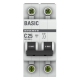 EKF mcb4729-2-25C Автоматический выключатель 2P 25А (C) 4,5кА ВА 47-29 EKF Basic