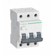 Systeme electric C9F34363 City9 Set Автоматический выключатель (АВ) С 63А 3P 4.5kA 400В