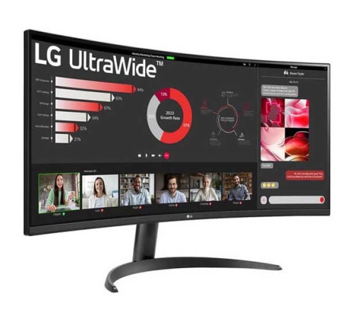 Монитор LG LCD 34WR50QC-B LG 34WR50QC-B