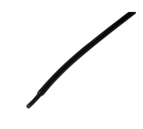 Трубка термоусадочная 1.5/0.75 1м черн. Rexant 20-1506