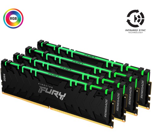 Память оперативная Kingston FURY Renegade RGB KF436C16RBAK4/32