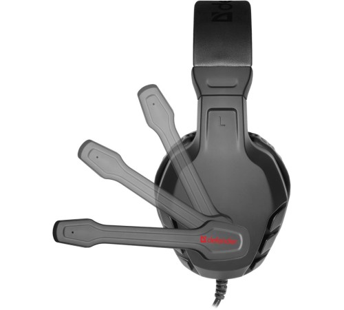 Гарнитура GAMING CUJO BLACK/RED 64505 DEFENDER