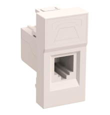 Iek (CKK-40D-RT1-K01) РКФ-10-00-П Розетка телефонная RJ-11 кат.3 (на 1 модуль) ПРАЙМЕР белая