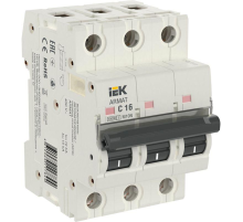 IEK AR-M10N-3-C016 ARMAT Авт. выкл. M10N 3P C 16А