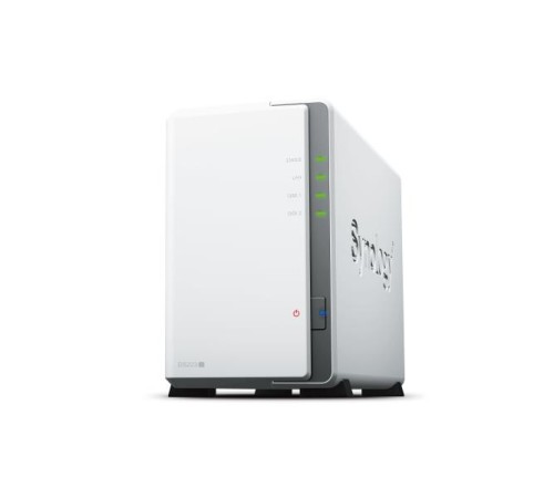 Synology DS223j Сетевое хранилище 2x2.5"/3.5" SATA, Realtek RTD1296-1.7GHz, 1 GB DDR4, 1x1 Гбит/с, 2xUSB