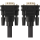 Greenconnect Кабель SVGA 7.0м чёрный, позолоченные контакты, ферритовые кольца, OD8.0mm. 15M / 15M Premium GCR-VM2VM2-7.0m, 28/28 AWG, двойной экран Greenconnect VGA (m) - VGA (m) 7м (GCR-VM2VM2-7.0m)