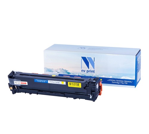 NVPrint CF212A/CE322A/CB542A/Canon 716/731 Картридж для HP LaserJet Color Pro M251n/nw/M276n/nw/CP1525n/nw/CM1415fn/fnw/CP1215/CM1312/nfi/ Canon i-SENSYS LBP5050n/MF8030Cn/ LBP-7100 (1600K) Yellow