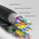 GCR Кабель 10.0m HDMI версия 2.0, HDR 4:2:0, Ultra HD, 4K 60 fps 60Hz/5K*30Hz, 3D, AUDIO, 18.0 Гбит/с, 28/28 AWG, OD7.8mm, тройной экран, черный нейлон, AL корпус черный, фер.кольца, GCR-53191 Greenconnect HDMI (m) - HDMI (m) 10м черный (GCR-53191)