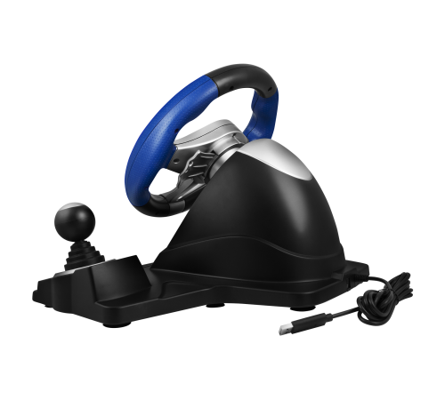 Руль SVEN GC-W600 (педали, вибро, лепестки, D-pad, 12 кл, PC/PS3/Xinput) SVEN GC-W600 (SV-015435)