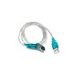 Кабель-переходник USB Am -> RS-232 DB9M, винты ( добавляет в систему  COM порт) Aopen/Qust <ACU804> VCOM AOpen USB 2.0 Type-AM - COM(RS232) 9M (ACU804)