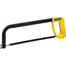 STAYER Ножовка по металлу MS100-MAX-Force, металлическая рамка и пластмассовая ручка, натяжение 60 кг, 300 мм [1576_z01/1576_z02]