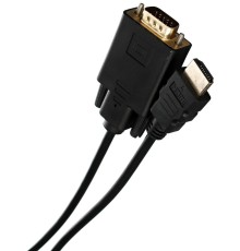 VCOM CG596-1.8M Кабель-переходник HDMI --> VGA_M/M 1,8м [4895182204010]