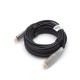 Кабель HDMI 20 м (HIGH speed, Metal gold, Optical) 8K VER 2.1 ATcom HDMI 2.1 (m) - HDMI 2.1 (m) 20 м (AT8878)