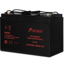 Батарея POWERMAN Battery CA121000, напряжение 12В, емкость 100Ач, макс. ток разряда 800А, макс. ток заряда 30А, свинцово-кислотная типа AGM, тип клемм М2, Д/Ш/В 329/172/215, 27.7 кг. Powerman CA121000/UPS (POWERMAN Battery 12V/100AH)