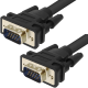 Greenconnect Кабель SVGA 7.0м чёрный, позолоченные контакты, ферритовые кольца, OD8.0mm. 15M / 15M Premium GCR-VM2VM2-7.0m, 28/28 AWG, двойной экран Greenconnect VGA (m) - VGA (m) 7м (GCR-VM2VM2-7.0m)