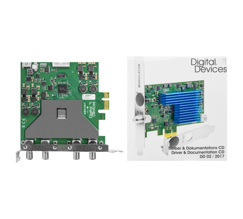Карта 8-тюнерного приемника DVB-S2X PCIe MaxSX8 Basic Карта 8-тюнерного приемника DVB-S2X PCIe MaxSX8 Basic