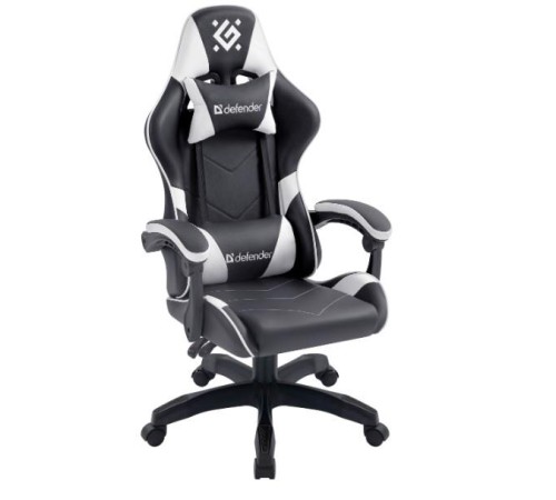 Игровое кресло COMPANION BLACK/WHITE 64023 DEFENDER