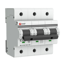 EKF mcb47125-3-125C Автоматический выключатель 3P 125А (C) 15кА ВА 47-125 EKF PROxima