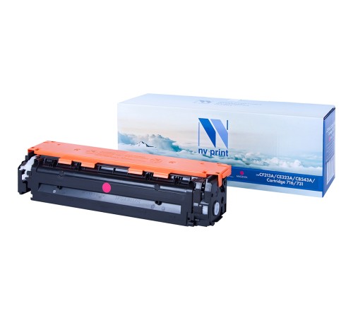 NVPrint CF213A/CE323A/CB543A/Canon 716/731 Картридж для HP LaserJet Color Pro M251n/nw/M276n/nw/CP1525n/nw/CM1415fn/fnw/CP1215/CM1312/nfi/ Canon i-SENSYS LBP5050n/MF8030Cn/ LBP-7100 (1600K) Magenta