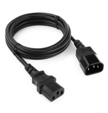 Кабель питания IEC320-C14/IEC320-C13, 220B, 10А, 1.8м