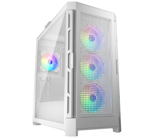 Cougar Airface Pro RGB White 4x120MM ARGB FAN, ARGB FAN HUB, БЕЗ БП, БЕЛЫЙ, E-ATX