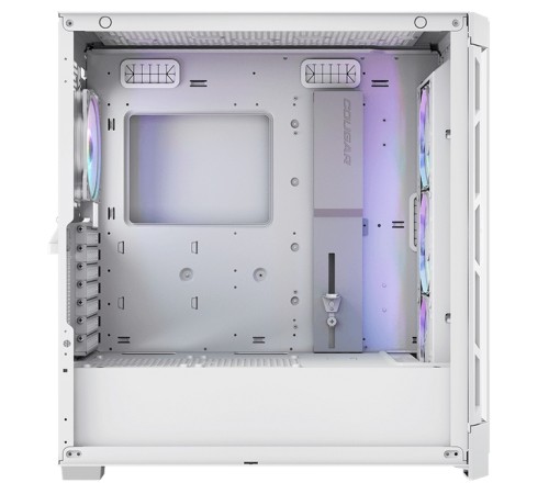 Cougar Airface Pro RGB White 4x120MM ARGB FAN, ARGB FAN HUB, БЕЗ БП, БЕЛЫЙ, E-ATX