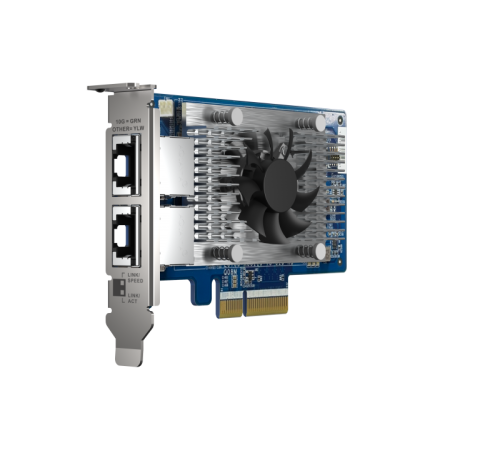 Сетевая карта QNAP QXG-10G2T-X710 Сетевая карта QNAP QXG-10G2T-X710