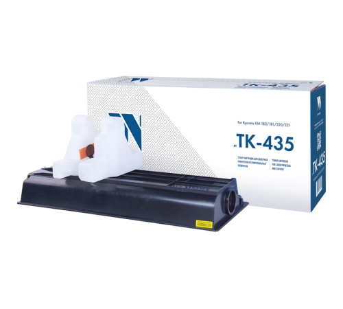 NVPrint TK-435 Тонер-картридж для МФУ Kyocera Mita TASKalfa 180/181/220/221, черный, 15000 стр. (туба, 870 г.)