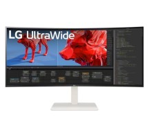 Монитор 38" LG UltraWide 38WR85QC-W NANO IPS 3840x1600, 144 Гц, 1 мс, 21:9, 600 кд/м2, 2хHDMI, 1хDP, USB-C, выход на наушники, изогнутый, белый