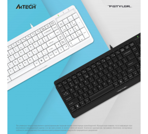 Клавиатура A4Tech Fstyler FK15 черный USB (FK15 BLACK) Клавиатура A4Tech Fstyler FK15 черный USB (FK15 BLACK)