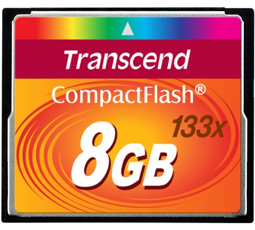 Карта памяти Transcend CompactFlash 133 8GB (TS8GCF133)