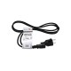 Кабель компьютер - розетка 220V <1.8м> (Европейский стандарт) <TP021-1.8-BK> VCOM Telecom TP021-1.8-BK