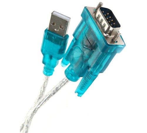 Кабель-переходник USB Am -> RS-232 DB9M, винты ( добавляет в систему  COM порт) Aopen/Qust <ACU804> VCOM AOpen USB 2.0 Type-AM - COM(RS232) 9M (ACU804)